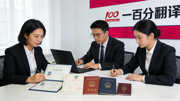 專業證件翻譯服務就找一百分翻譯